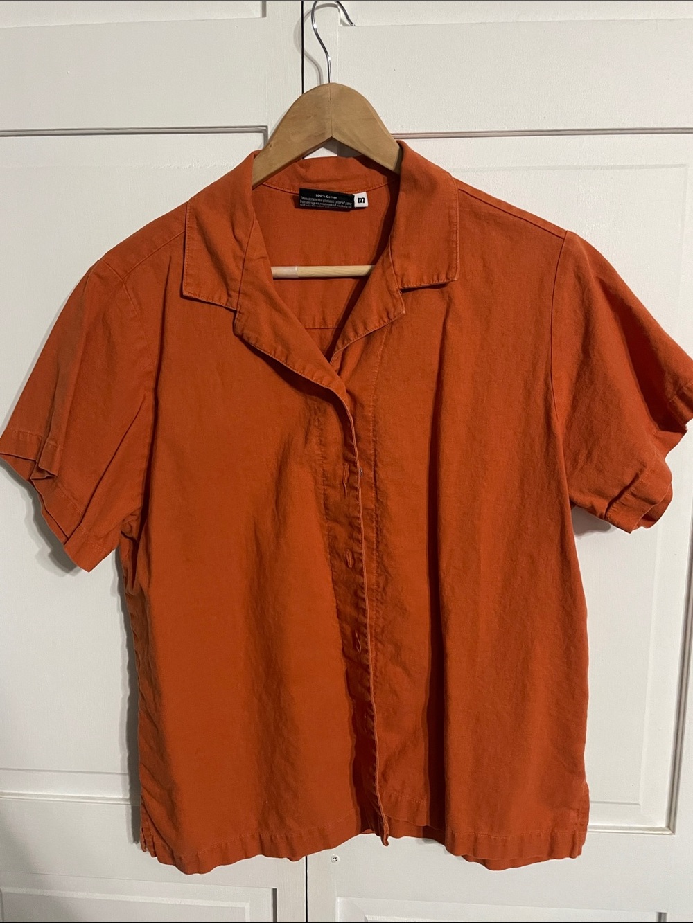 Big Bud Press Pantry Button Up - Rust Orange - Medium